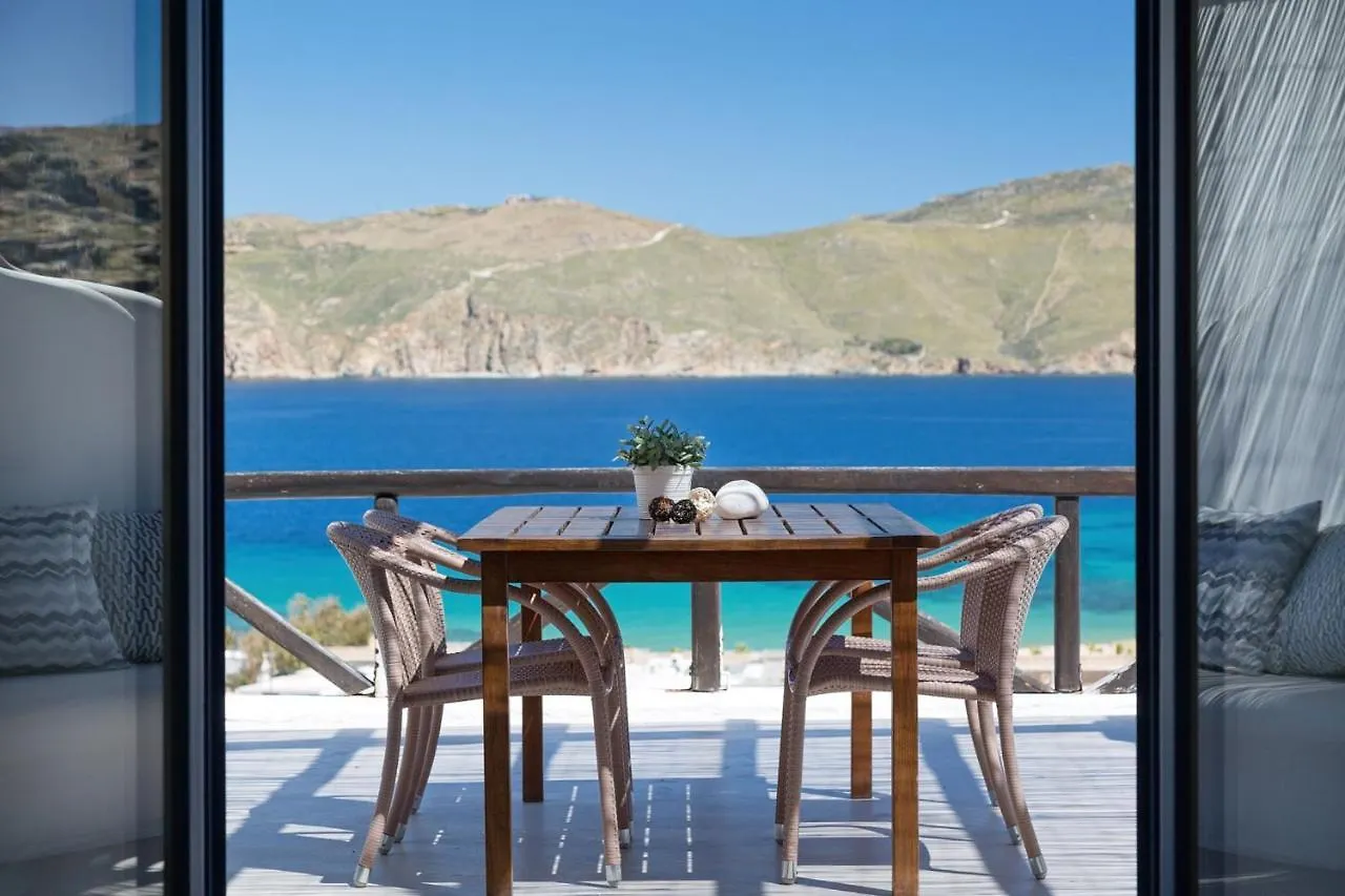 Elegant Mykonos Villa Private Pool Villa Atmos 3 Bedrooms Sea View Panormos Panormos